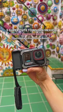 From cobblestone streets to candy-colored corners, I took the Insta360 Ace Pro2 Xplorer Bundle with me to 5 of the cutest towns in Mexico and it captured every moment in high-def magic ✨ I love how small, light, and travel-friendly this camera is, but don’t let the size fool you… the video quality is seriously next level 🔥 🎒 Featured towns: Puebla, Val’Quirico, Bernal, San Miguel de Allende & Tequisquiapan 📸 Shot entirely on my favorite new travel camera: Insta360 Ace Pro2 Xplorer Bundle Comment INSTA360 and i’ll send you the link to this incredible camera 💬👇 Shot on @insta360 official Ace Pro 2 #insta360 #insta360acepro2 #xplorerbundle #xplorergrip #travel #travelphotography #mexicotravel 