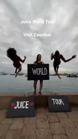 Zanzibar vibes only 🌴🌊 White sands, clear waters, pure bliss. Juice World Tour visit to Zanzibar was magical and our upcoming tour of Morocco will be even better, don't miss out. #ZanzibarGetaway #traveltok  #IslandDreams #visitmorocco #lifestyleblogger 
