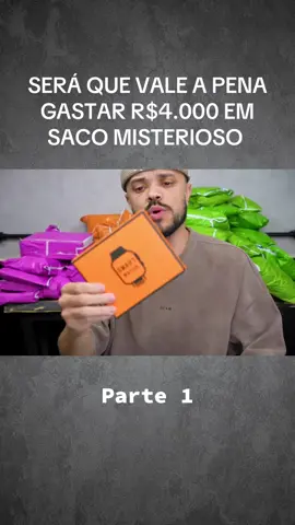 SERÁ QUE VALE A PENA GASTAR R$4.000 EM SACO MISTERIOSO, PARTE 1! #caixamisteriosa #sacomisterioso #misterybox #videoviral 