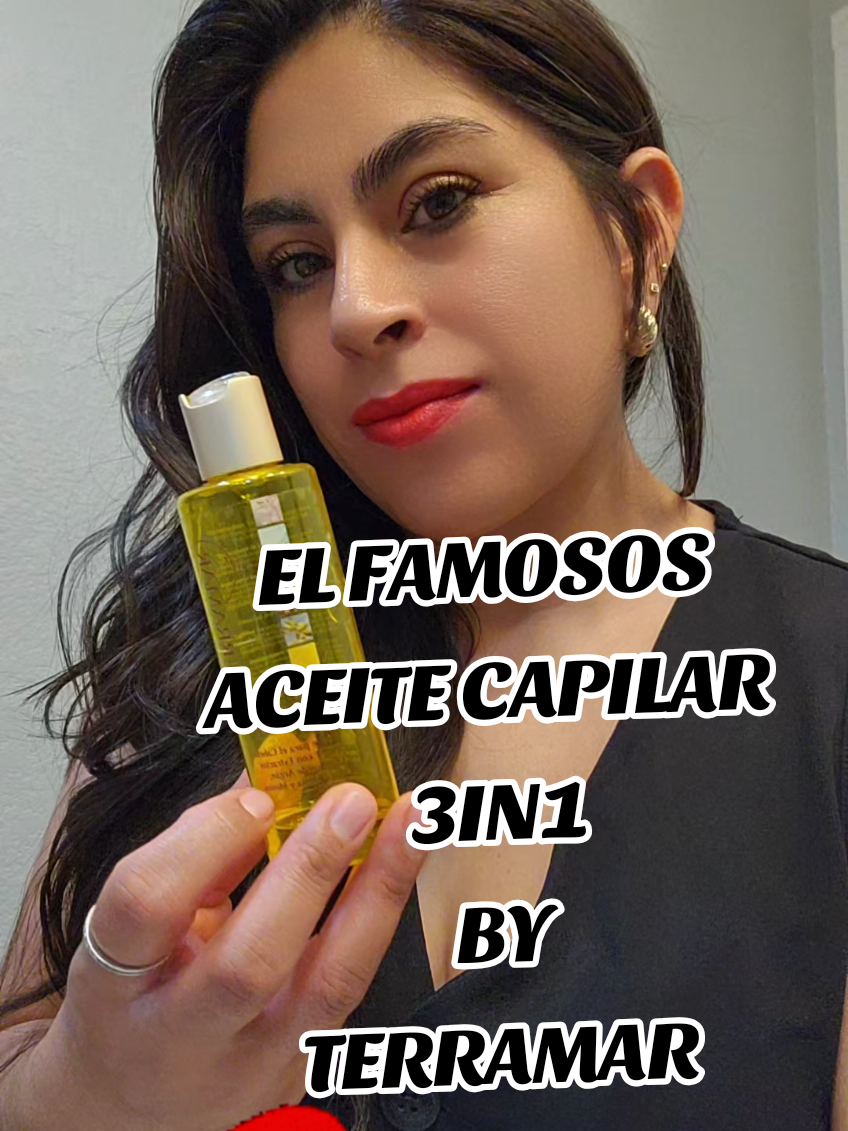 Aceite capilar 3in1 de Terramar,con este aceite mi cabello se ve espectacular 👌#terramarbrands #consultoraterramar #terramarusa🇺🇸 