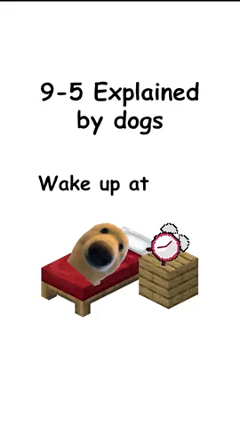 9-5 explained by dogs #finance #doganimation 