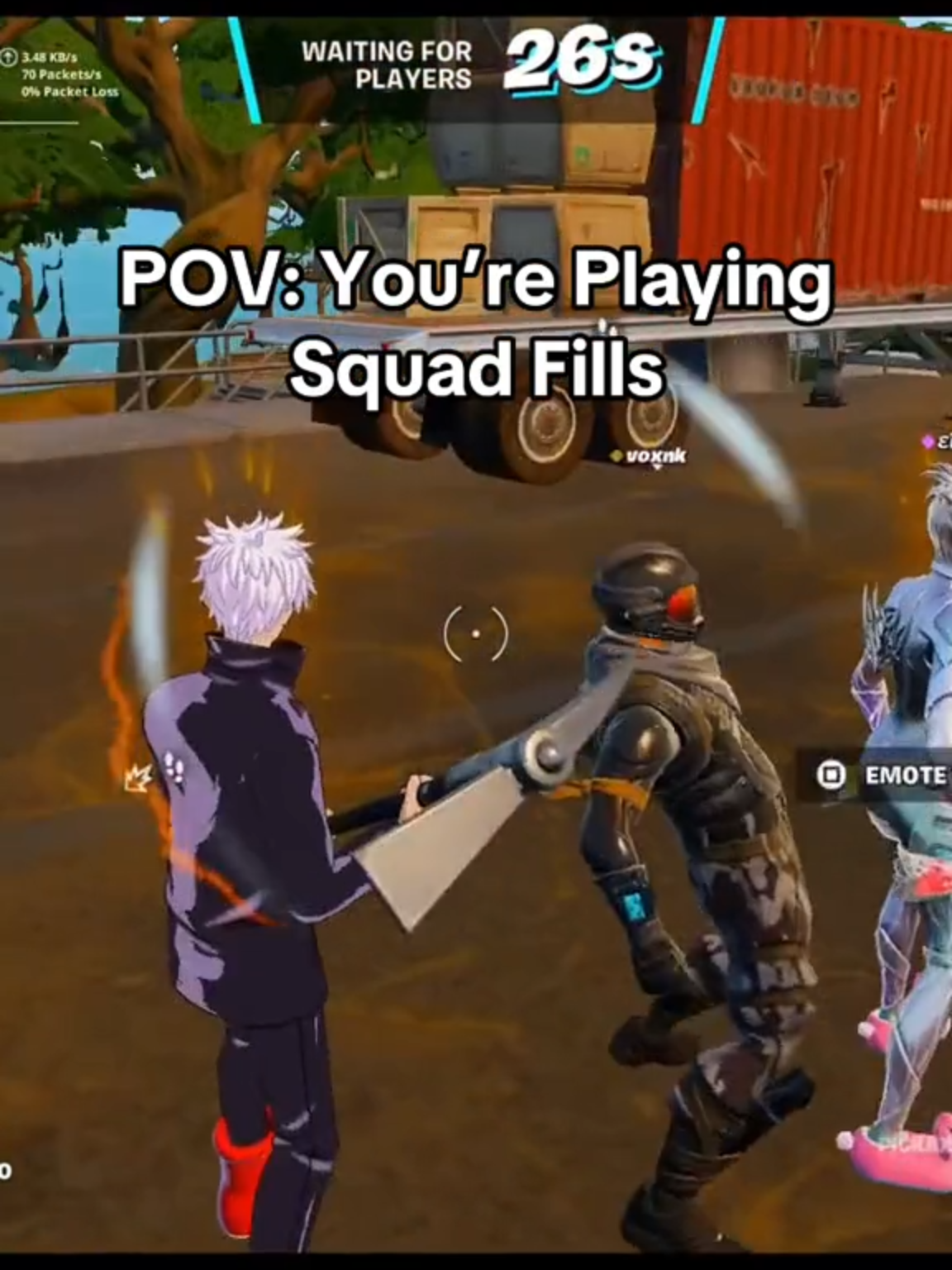squad fills are always entertaining 😭#fyp #fortnite #fortnitefyp #fortniteclips #fortnitezerobuild #gojo #gojousatoru #gojosatoru #zerobuildfortnite #nobuilds #fypシ #reload #zerobuild #foryoupagee #foryou #squadfills
