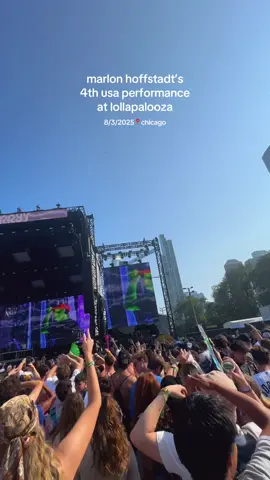 @Marlon Hoffstadt chicago debut 😭 #marlonhoffstadt #lolla #lollapalooza #lollapalooza2025 #lollapaloozachicago 