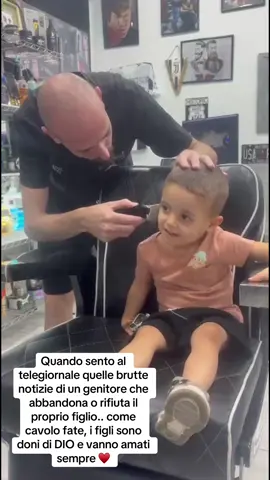 TI AMO FIGLIO MIO♥️ #Love #tik_tok #perte #barber #barbershop #baby #figlio 