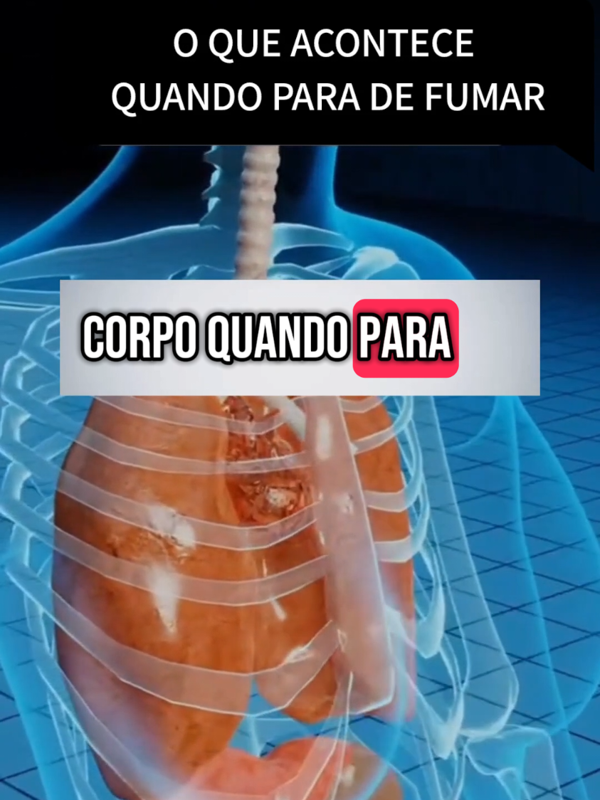 O que acontece quando para de fumar #saúde #paredefumarhoje #dicasdesaude 