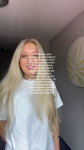 and yet they’ll never win. you’re still shining. but no one ever talks about how earth-shattering it is when the one trying to dim your light.. was once a friend. it’s a different kind of betrayal -  psychological warfare disguised as ‘drama.’ so many evil, strategically calculated layers to it that seem to go unnoticed by everyone else. it’s complex, targeted, yet so immature & sad the way that one persons self-made bitterness & jealousy can ripple into such deceit, and suddenly people who knew you well and others who don’t at all have now decided who you are. no questions asked! having this sort of thing happen at such a young, formative age changes you, you’re still figuring yourself out at 13-16 and so on, carrying on into adulthood… (yeah, some people don’t progress past middle school i’m realizing!) how does someone who claims to hate me, simultaneously watch my every move & steal my identity? it’s complex, it’s isolating, and it’s frankly terrifying how easily people’s perceptions of you can be hijacked overnight. it takes time to recover and to trust again, but you’re much stronger now for it & true colors deffffinitely come out. some of y’all might just be a bit color blind though. speaking my truth 2025  -D