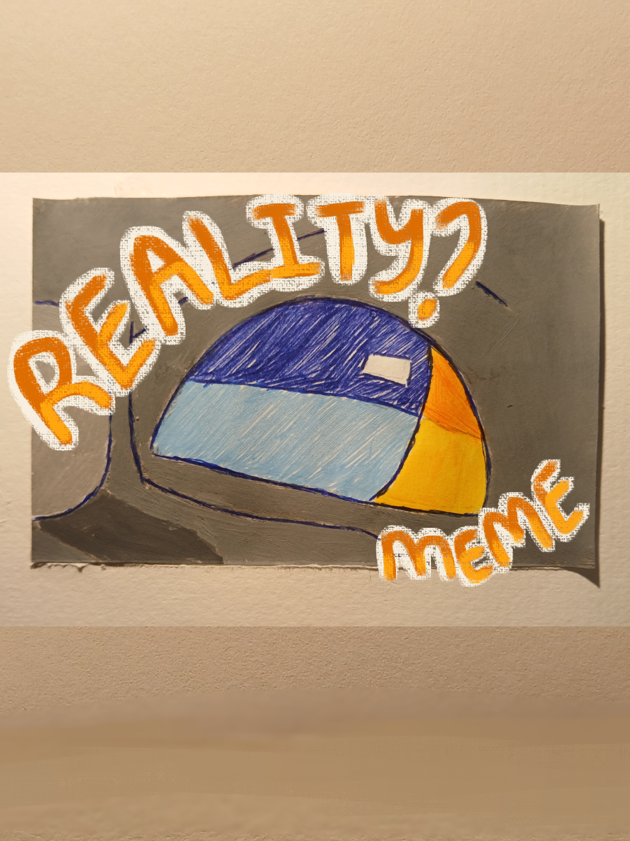 Reality? meme || paper animation . wait whatt we're at 12k already?!?! holy molehh😱😱 but fr fr, I thank you guys so much for supporting my works and it makes me glad too meeting y'all through comments ^^ I'll continue to animate like these as I can and try to experiment some styles/techniques into it (tho I might get busy with other stuffs too besides animating but I'll still try to manage my time TvT) again, thank you guys for being supportive and being such amazing people 🤲🌹🌹✨️ . [oc:Oberon ⬅️silly goofy ahh cat that would probably be redesign again by the creator😔 sighs*] . #animationmeme   #paperanimation  #traditionalanimation   #traditionalart 