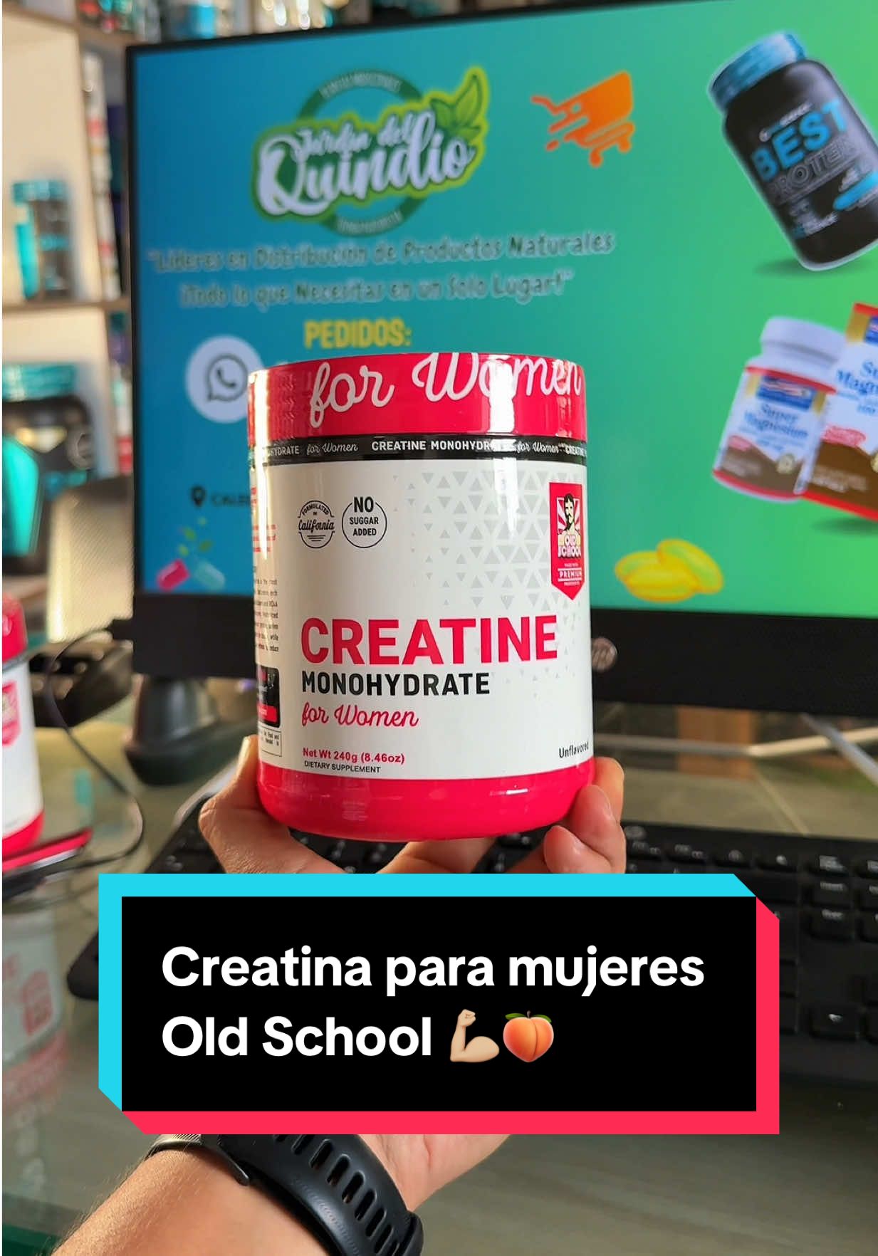 🔥 Creatina Old School 🔥 Transforma tus glúteos 🍑 y tonifica tus piernas 🦵 con la fórmula que sí cumple 💯 ✅ Sin azúcar ni efectos secundarios ✅Creatina monohidrato ✅Colageno ✅Aminoacidos 🎯 Pide ahora mismo 📦 Ventas por mayor y al detal #creatina #creatinaoldschool #colageno #aminoacidos #suplementos #fitnesstips 