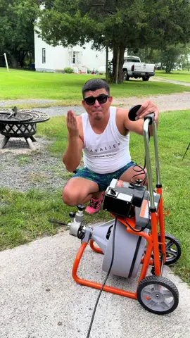 #BACK #TO #SCHOOL  VEVOR Drain Cleaner Machine 75FT x 3/8 Inch, Auto Feed Sewer Snake Drain Auger on Wheels, Portable Drain Cleaning Machine with 8 Cutters & Air-activated Foot Switch for 2