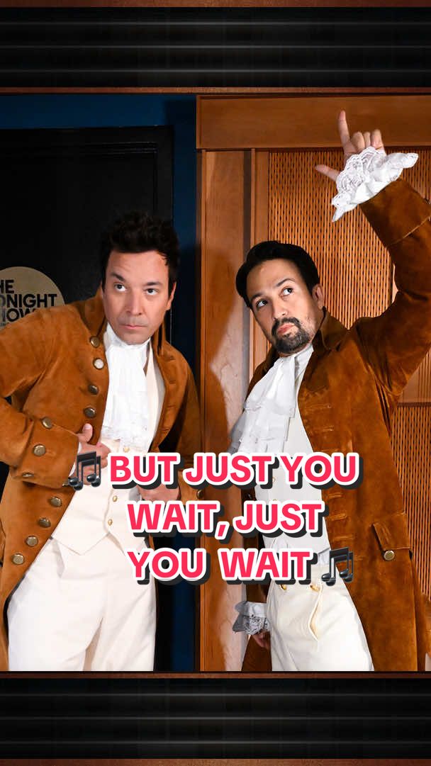 🎵 But just you wait, just you wait 🎵 #FallonTonight #TonightShow #LinManuelMiranda #Hamilton #Hamilten #AlexanderHamilton #JimmyFallon 