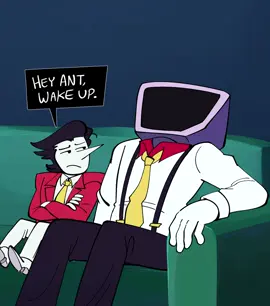 Some CRTs make a really loud degauss noise when turned on… which I think would be funny if Tenna did too #deltarune #spamton #tenna #spamtenna #animation 