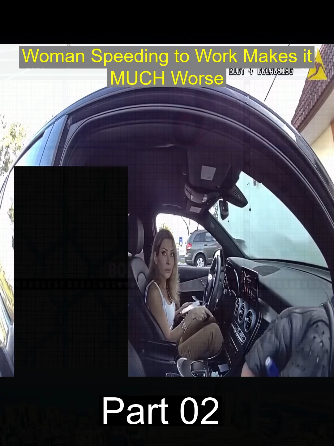 Woman Speeding to Work Makes it MUCH Worse Part 02 #foryou