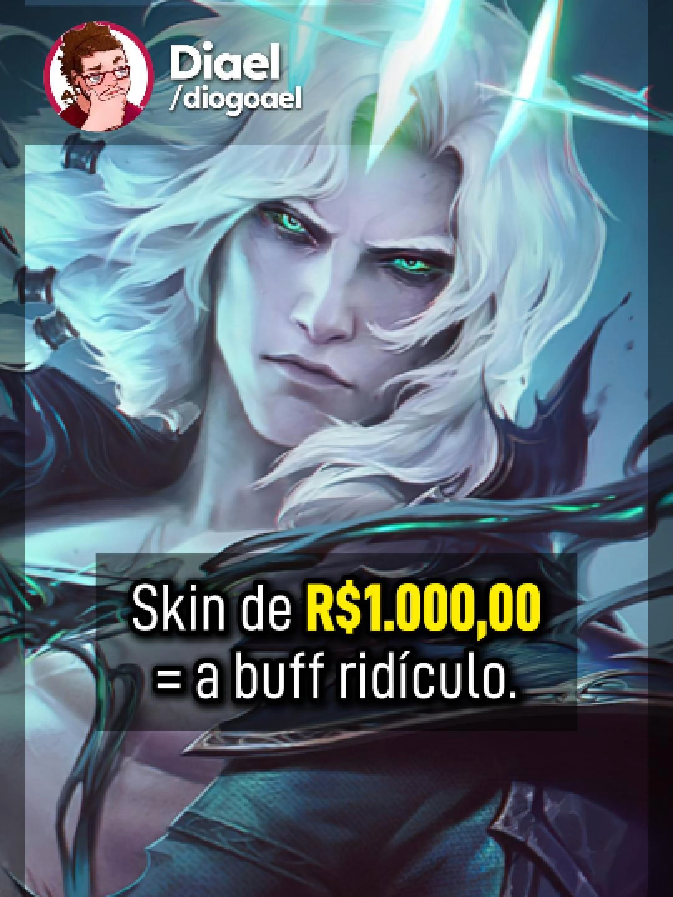 Com a skin exaltada, Viego vai receber um buff e voltar pra midlane. | #leagueoflegends Sim, é isso mesmo. Viego mid aterrorizou a soloqueue de diversos jogadores no lançamento do campeão graças ao regen absurdo que ele possuía na lane com sua cura passiva em minions graças a passiva do seu Q. Já era um consenso dentro da Riot que essa gameplay era absurda e forte demais pra existir, mas agora que vão lançar uma skin caríssima, uma das exaltadas pra ele, parece que resolveram permitir a várzea mais uma vez.