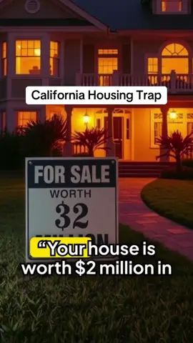 California Housing Trap  Prop 19 California, California housing trap, can’t sell home CA, frozen housing market, real estate equity trap, capital gains California, homeownership illusion, taxed to move, property tax reassessment, sell and lose everything, California retirement scam, real estate rigged system, equity theft CA, investor takeover CA housing, million dollar home poor owner, home but can’t leave, tax penalty to move, inherited home taxes, golden handcuff housing, Sacramento housing policy, housing gridlock CA, fake wealth California, exit tax real estate, boomer housing bust, Gen X home trap, Prop 19 disaster, stuck in California home, rich on paper poor in real life #california #housingcrisis #cali #value #market 