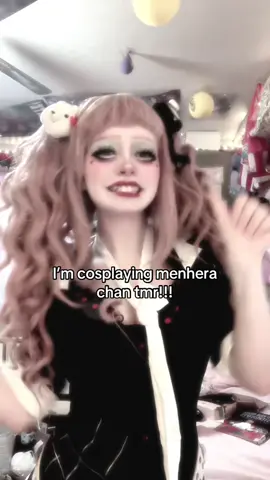 I’m so excited yayayaya #junko #danganronpa #cosplay #makeup #menherachan 