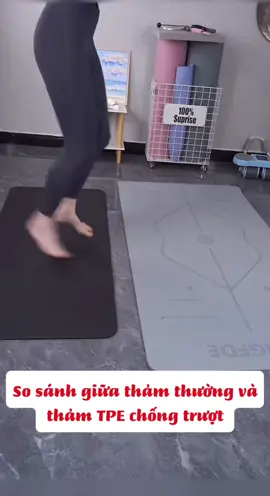 Thảm tập yoga TPE chống trượt  #xuhuong #thamyoga #yoga 