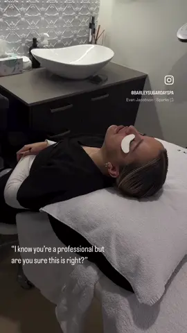 We’re professionals, don’t worry😉.                #BeautyTok #beautytherapist #trending #facialtreatment #foryou 