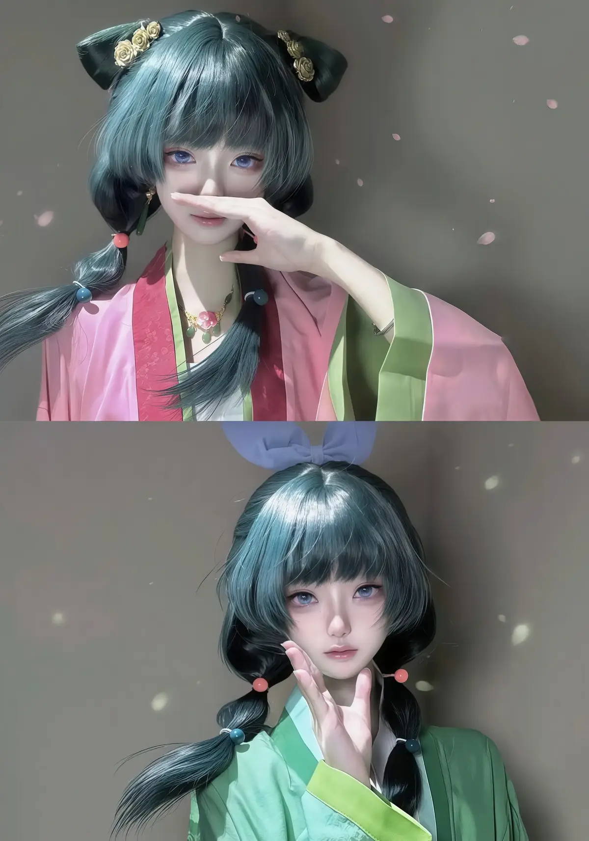 🩷💚#鱼子酱sakana #fufuyu_ #cos #cosplay #douyin抖音 #抖音 #fyp 