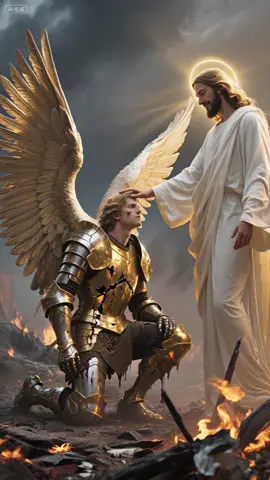 God bless you and keep you safe #angel #God #archangelmichael #aigenerated 