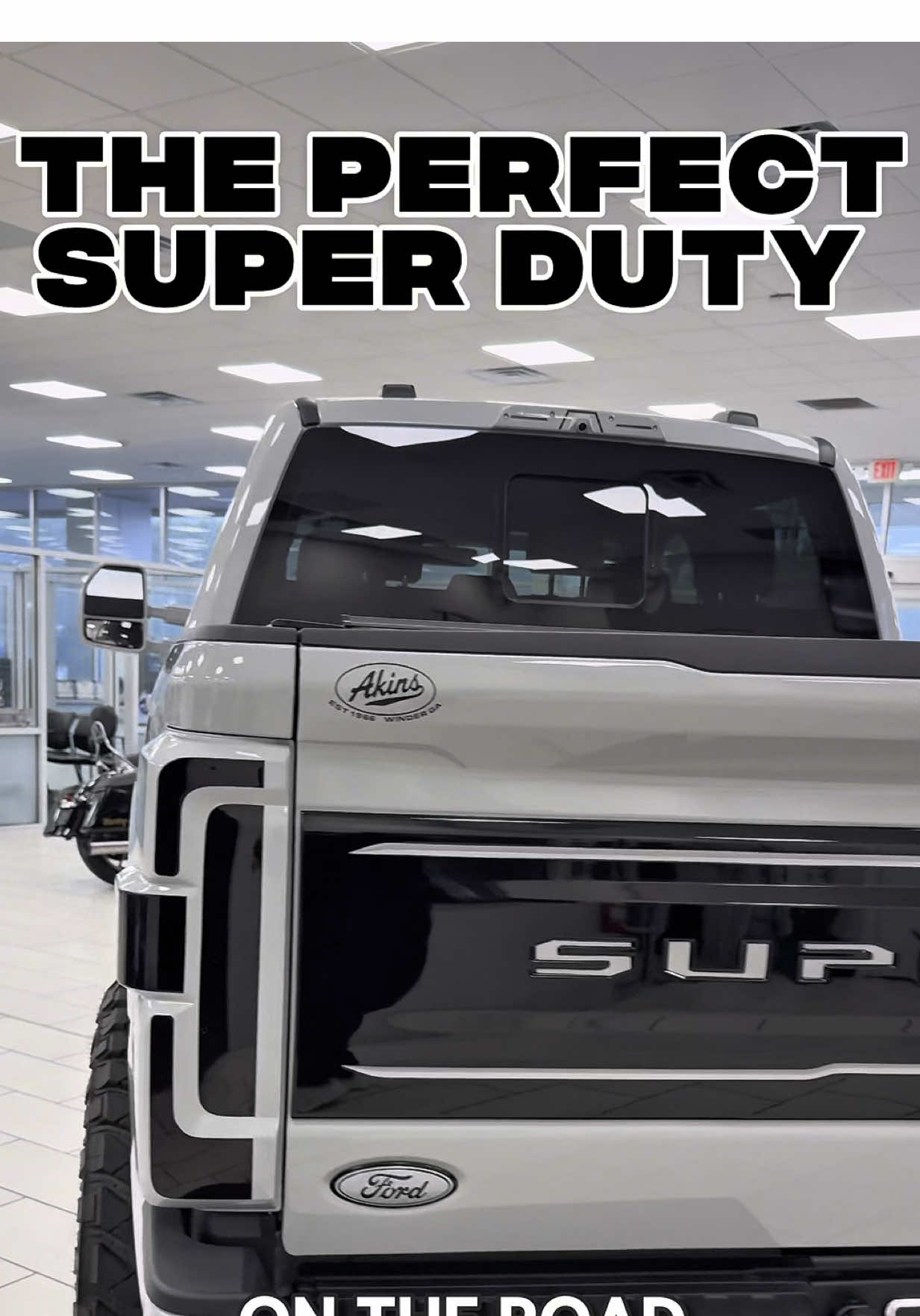 The #1 Avalanche F350 Platinum COVERT EDITION in the 🇺🇸💯 Now available at Akins!  Stock #SEC94686 💎3.5” CARLI E-VENTURE SUSPENSION LIFT KIT 💎AKINS SPRAY IN BEDLINER 💎LLUMAR WINDOW TINT WITH SUNSTRIP 💎ROLL N LOCK RETRACTABLE BEDCOVER 💎38X13.50R24 NITTO TRAIL GRAPPLER TIRES 💎CUSTOM FRONT LOWER BUMPER VALENCE 💎BMC LED HITCH BAR LIGHT KIT 💎COVERT EDITION PAINT PACKAGE  💎POWDER COATED OE EXHAUST 💎REAR WHEEL WELL LINERS 💎24X11” AMERICAN FORCE IDOL FORGED WHEELS 0 OFFSET 💎HYPERTECH SPEEDOMETER CALIBRATOR