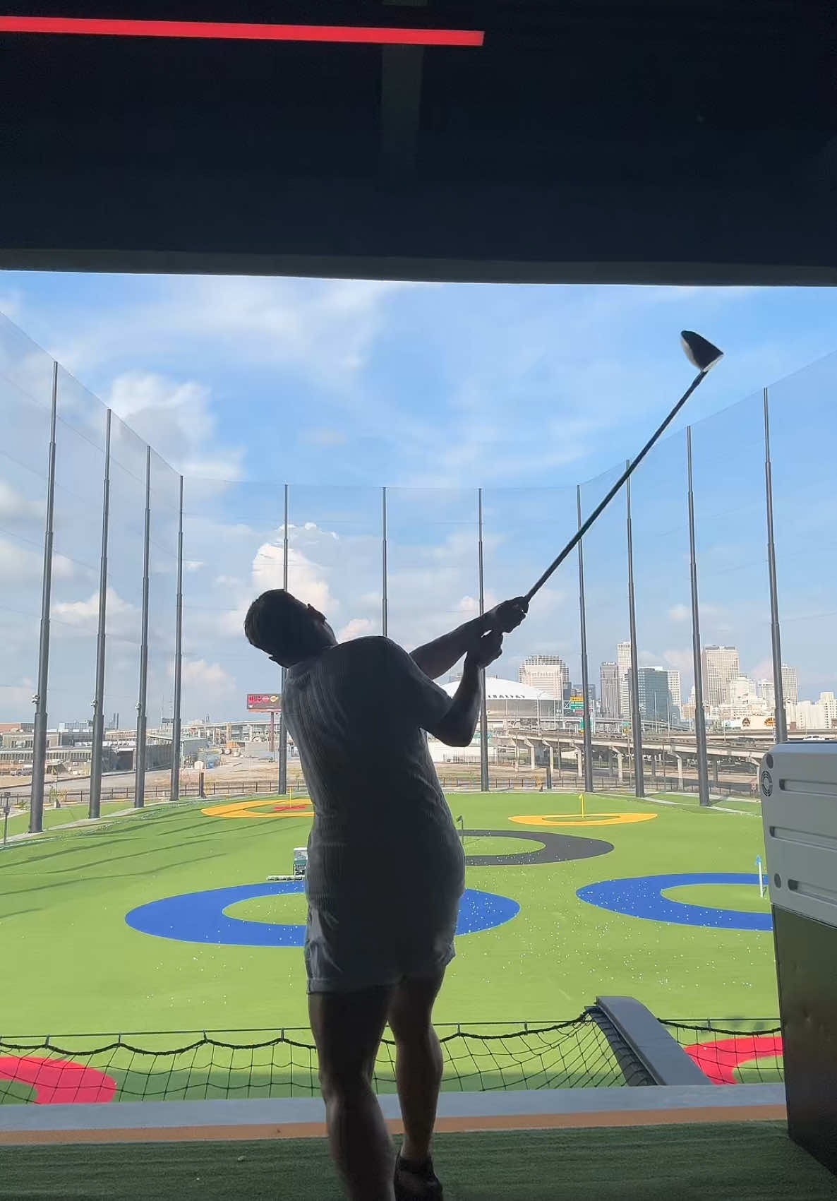 first time playing golf besides mini golf & I loved it ! 😍 #golf #golf #neworleans 