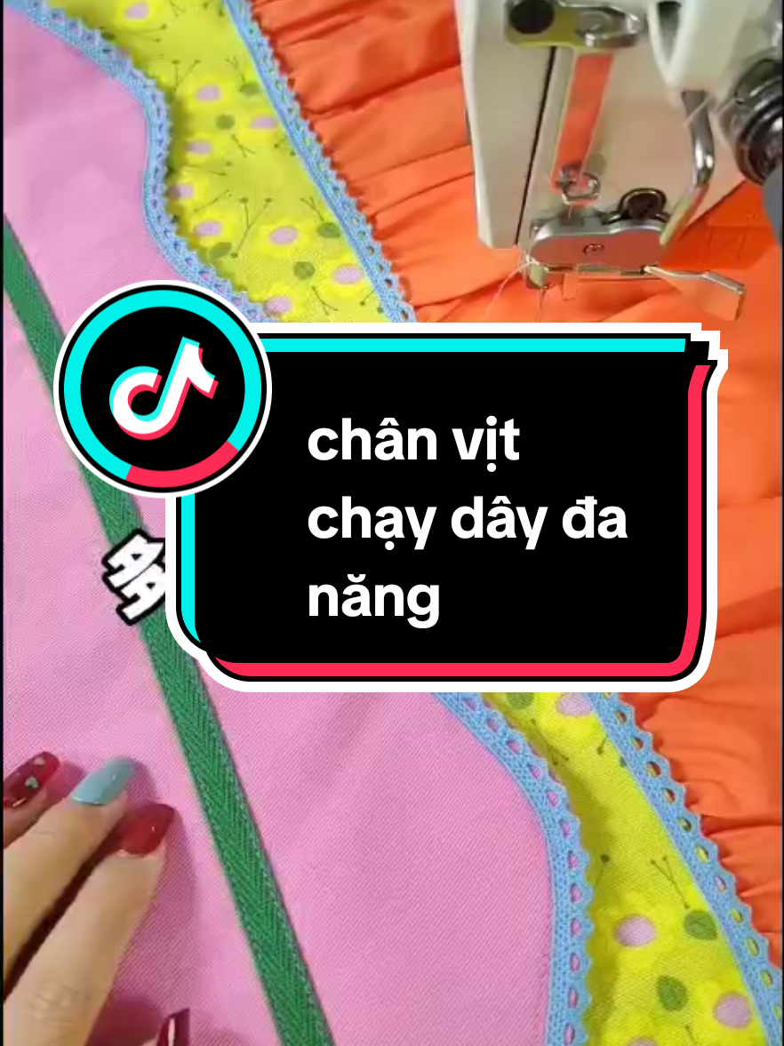 Chân vịt chạy dây trang trí dành cho máy may công nghiệp chị em tham khảo nha  #aodaivietnam #đoboxinh #ao #phulieumaymac #thoitrang 