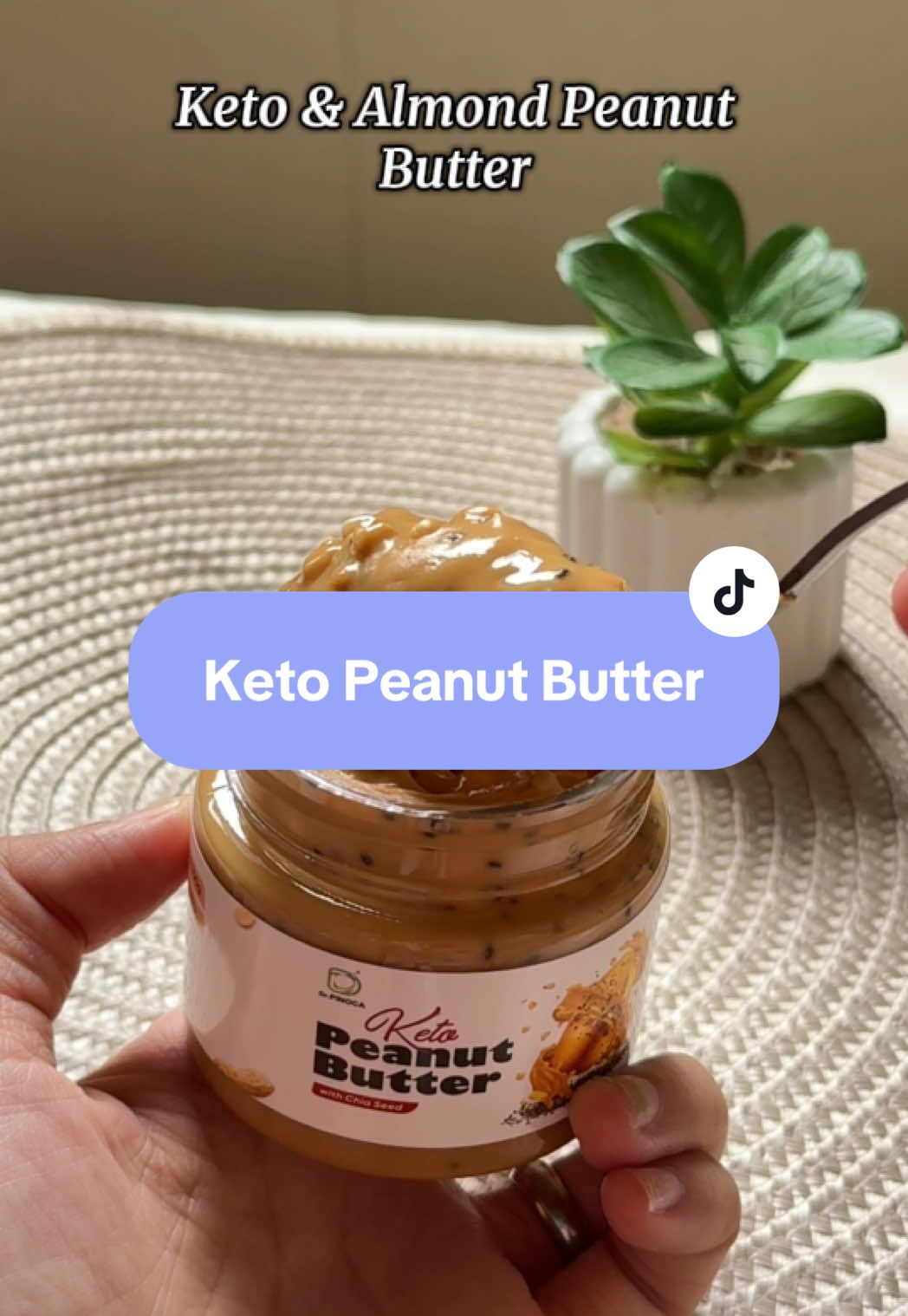 Low carbs keto peanut Butter healthy food #ketopeanutbutter #peanutbutter #keto #healthyfood #healthyeating #lowcarbs #nosugar 