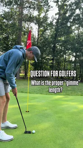 Comment what your “gimme” length is👇🏻⛳️📏 #golf #realtable #fyp #golftiktok #golfswing 