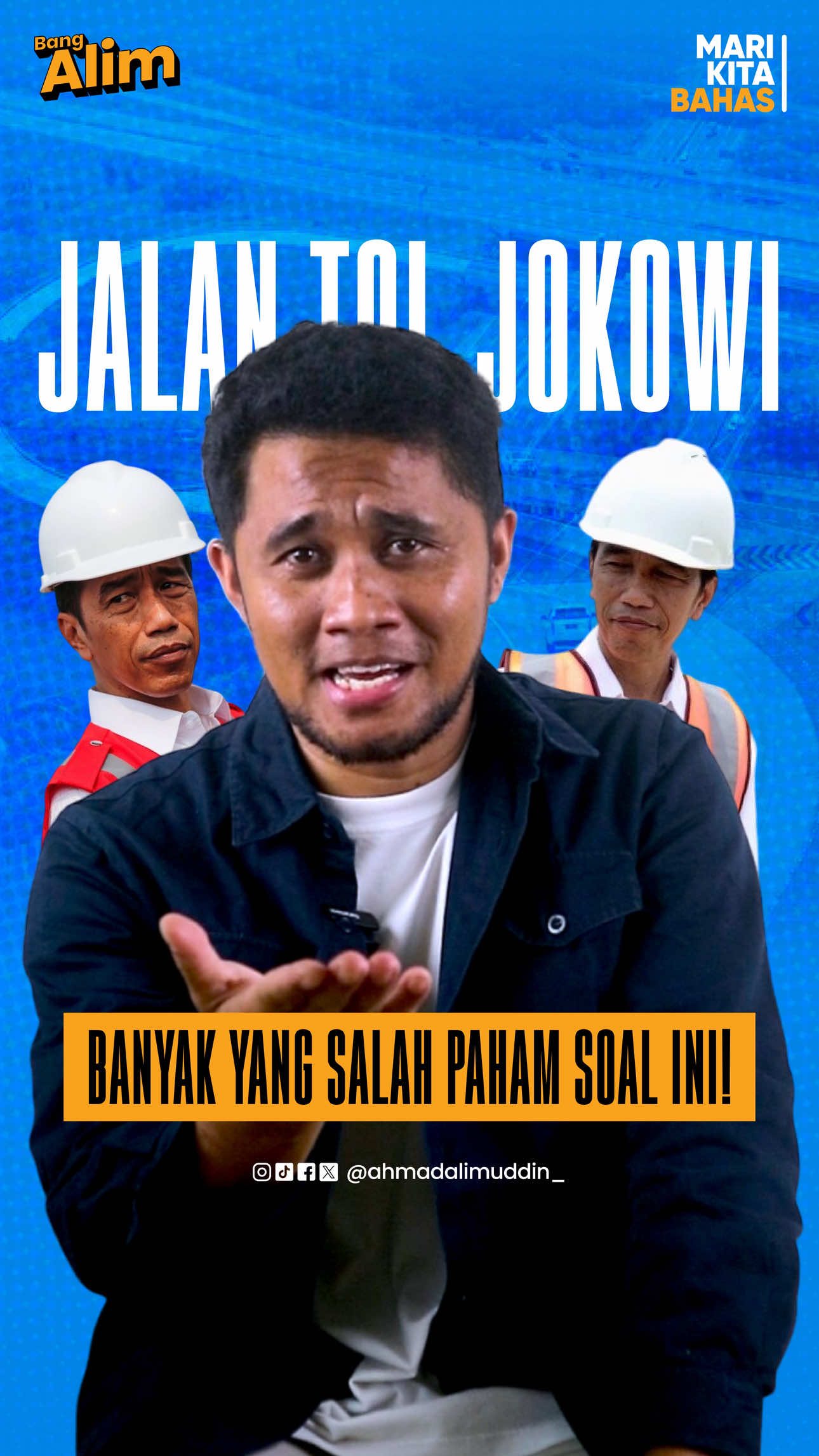 Benar! Jalan tol yang buat swasta, bukan Jokowi.  #marikitabahas #fyp #jalantol #psn 