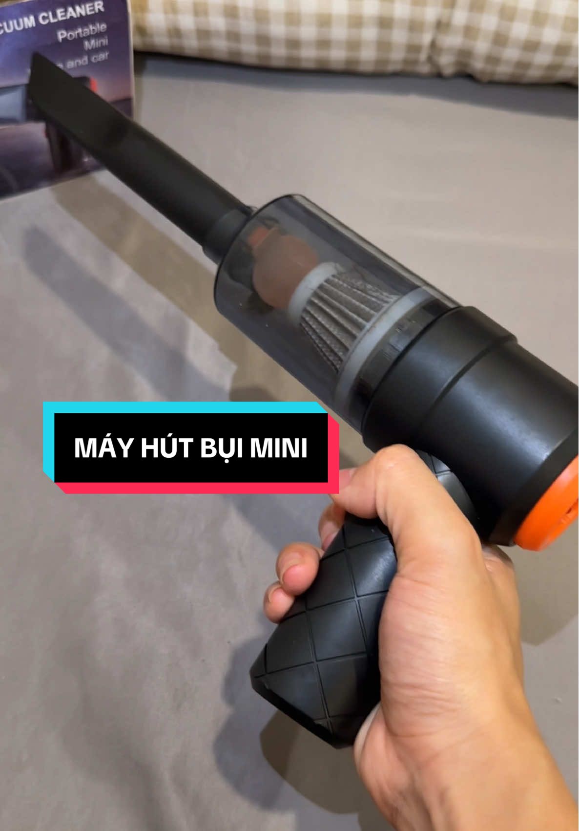Máy hút bụi mini nhỏ gọn dễ vệ sinh #mayhutbuicamtay #mayhutbui #mayhutbuicamtaymini #xh #kykytaphoa 