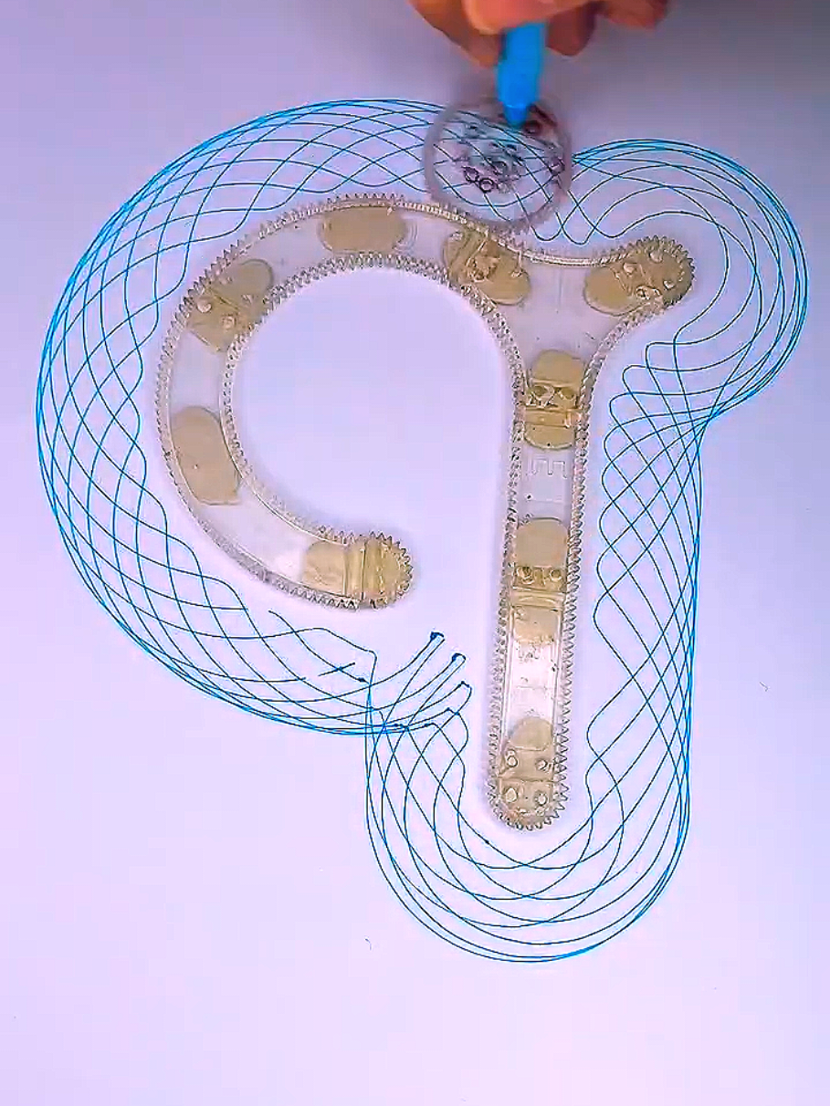 This is What Balance Feels Like in Art ⚖️🎨 #satisfyingsounds #statisfying #shape #spiral #pattern #spirograph #art #design #asmrsounds #circle 