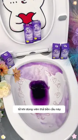 Viên thả bồn cầu tiện lợi  #vienthaboncau #boncau #vesinhnhacua #dogiadung #dogiadungtienich #dodungthongminh #dodungtrongnha #tayrua #viral #trending #foryou 