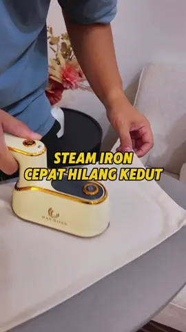 Sepantas 10saat terus boleh gosok, auto lagi & antiburn. Tak payah guna iron hotel & balik kg tak berebut hehe. Nak guna daily paling rekemen sebab cepat mudah ✅ #steamiron #ironsteamer #hanriver #siddiqharry 