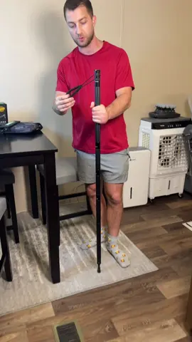 The coolest most functional compact tactical hiking stick ever made!! #rhinousa #hikingstick #walkingstick #campinggear #hikinggear #camping #survivalkit #survivaltips 