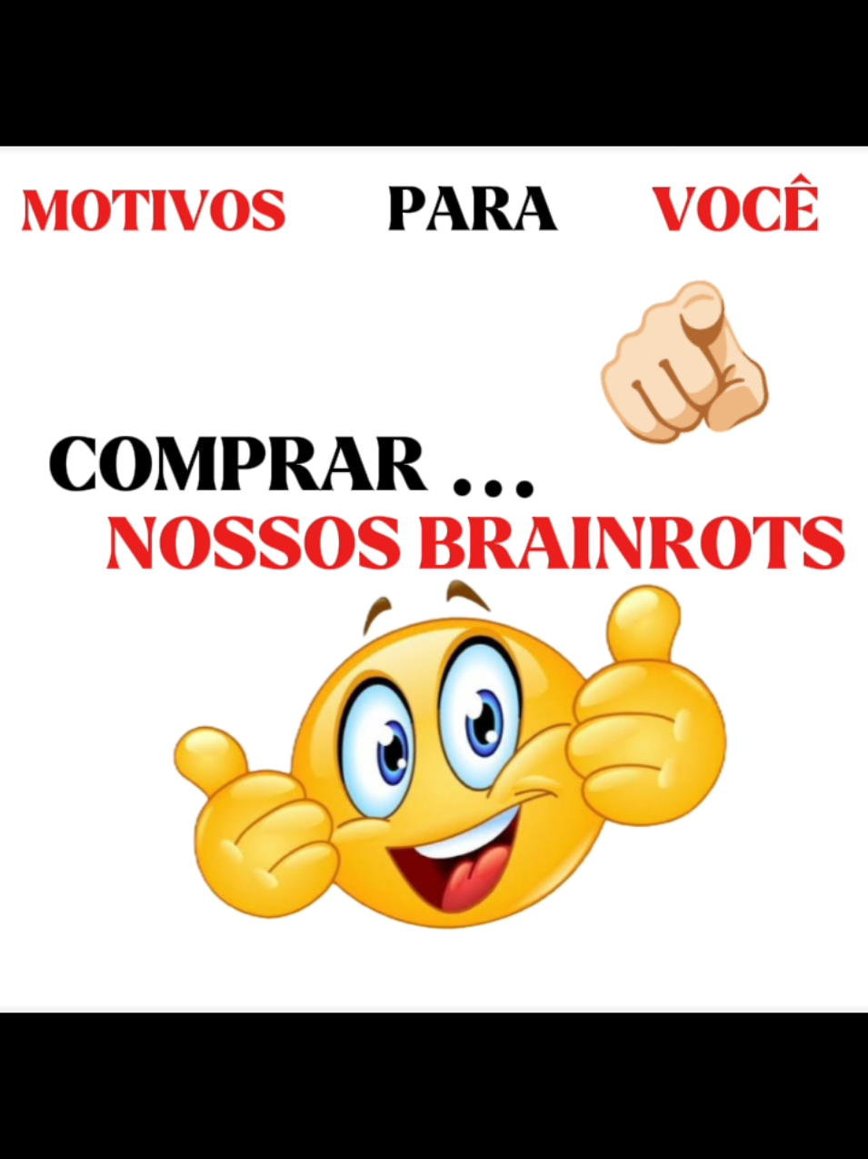 motivos para vc comprar nossos brainrots  #roubeumbrairont #brainrot #vendas #fyp 