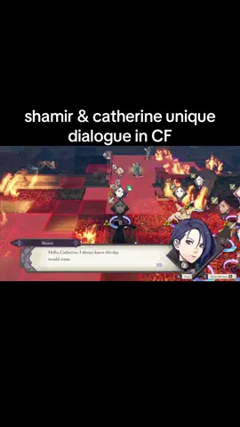 shamir’s last line was cold 😭 #shamir #fireemblem #fireemblemthreehouses #catherine #gaming