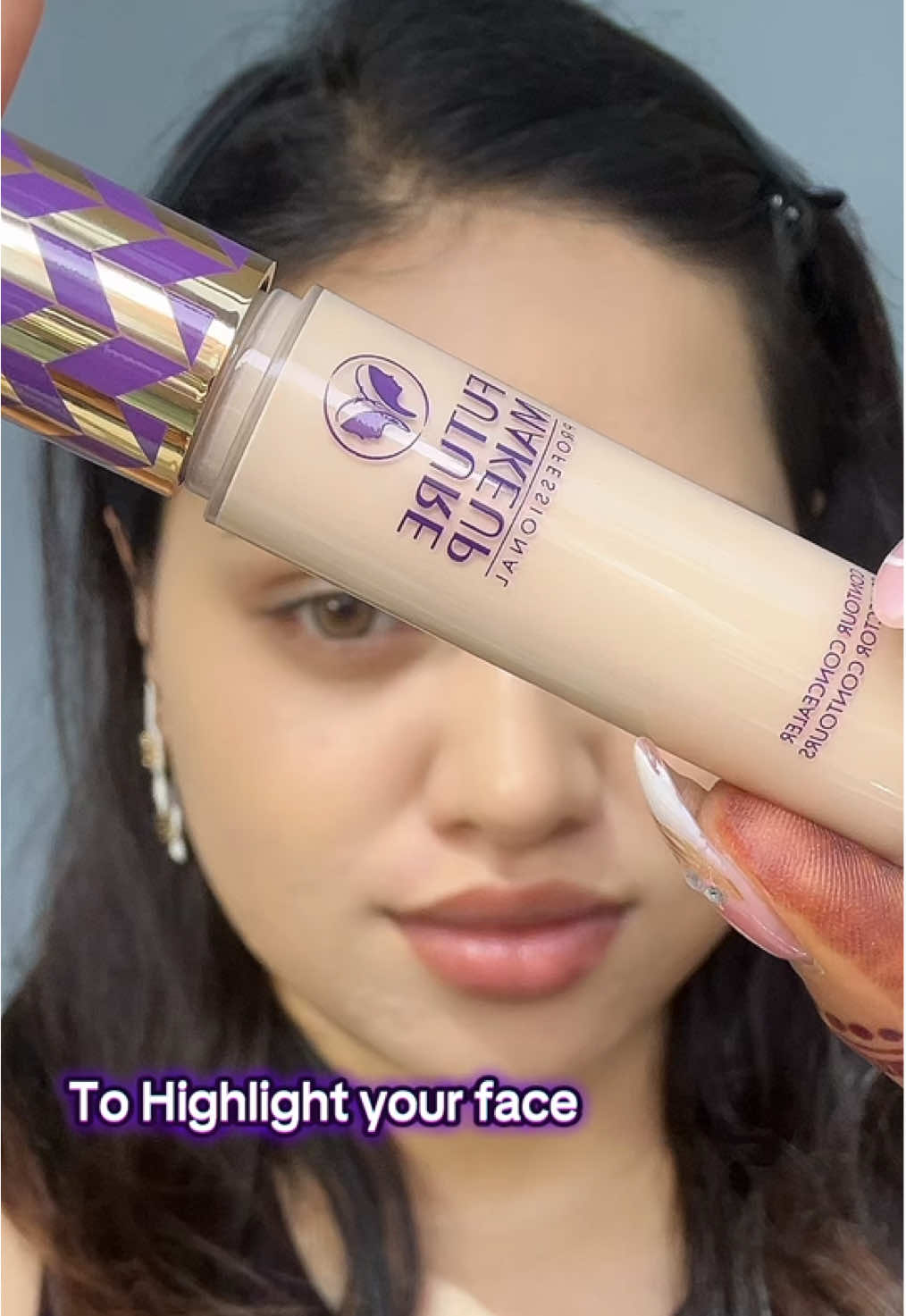 Future makeup Double Duty Concealer is a product designed to highlight your face and hide imperfections on the skin, including blemishes, dark circles, redness, and other discolorations. Shade : light #mishisa #futuremakeup #concealertutorial #mishisacosmetics #makeup #cosmetics #makeupartistnepal  
