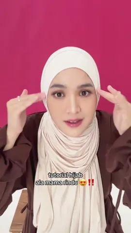 tutoria hijab ala mama rindu nih 😍 #cutsyifa #lozyhijab #cutsyifa #mamarindu 