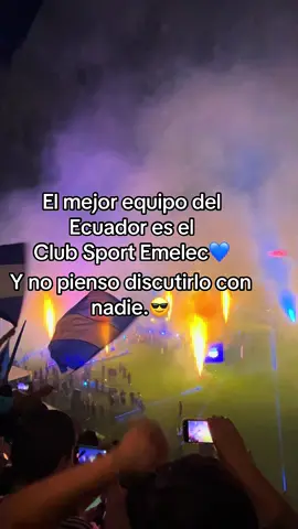@Club Sport Emelec equipo de bellos colores💙⚡️🥁🇪🇪🎺