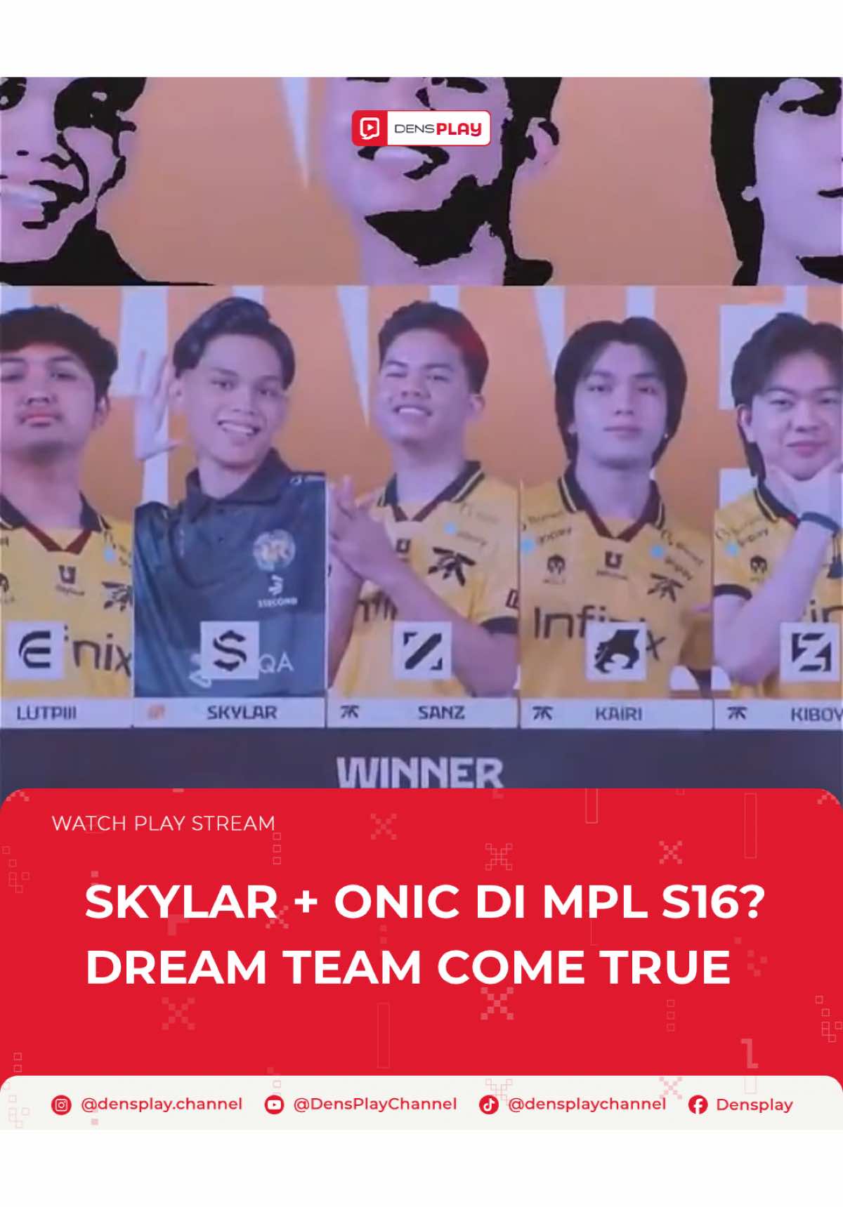 Kalau beneran S16 formasinya kaya gini, harusnya udah bisa ngalahin king PH nih😃 Gimana menurut kamu!??  #skylar #rrq #onic #kiboy #kairi 