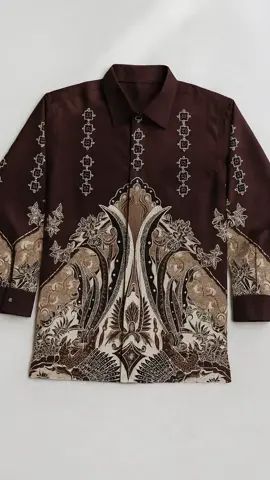 MAHOGANY GUNUNGAN Kemeja batik Lapis Furing dari bahan katun premium #kemejabatik #OOTDBatik #batikpremium 