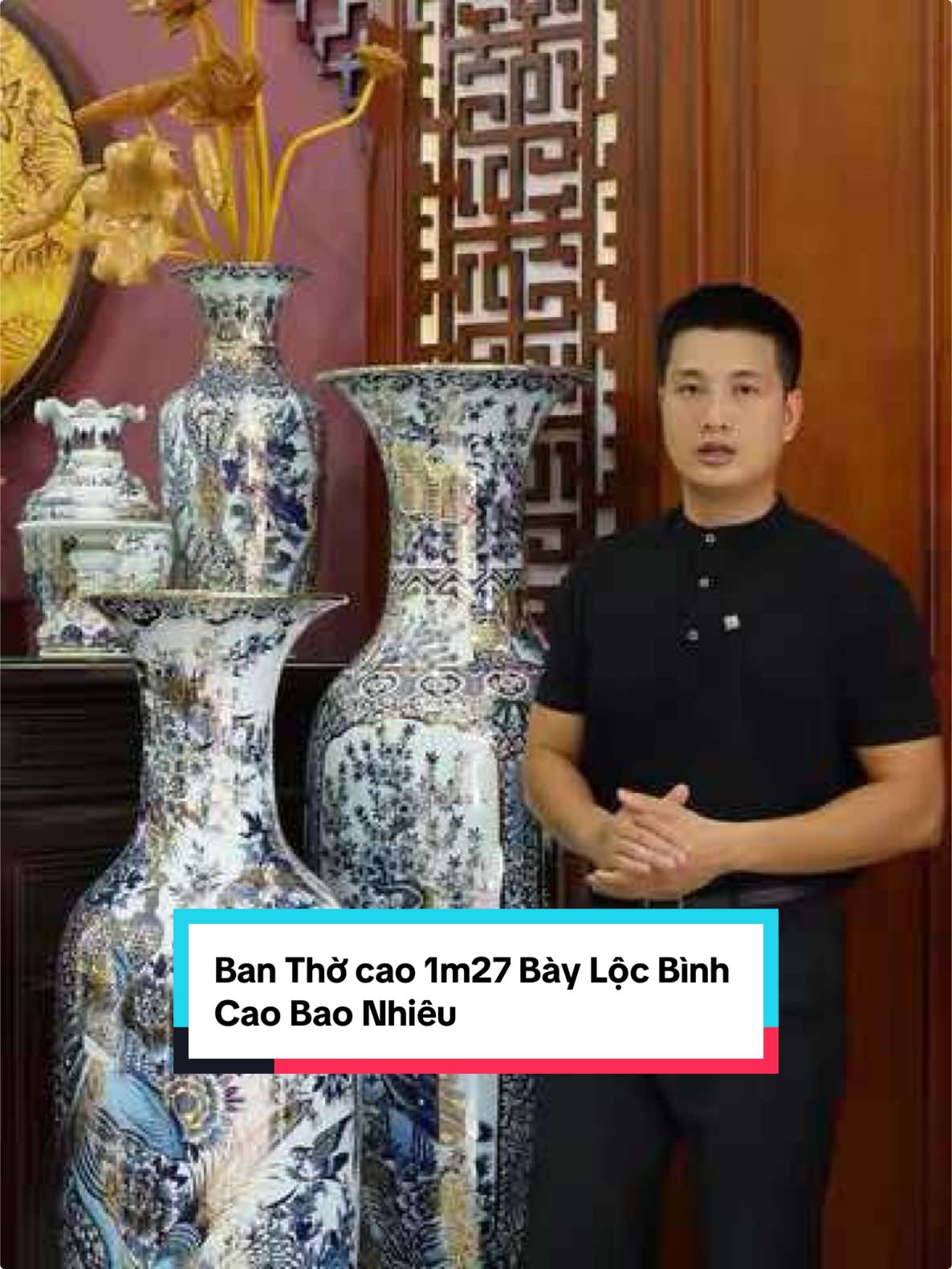 Ban Thờ 1m27 Nên Dùng Lộc Bình Cao Bao Nhiêu Sẽ Phù Hợp #gomsubattrang #dothocungtamlinh #phongthuy #khanhgombattrang