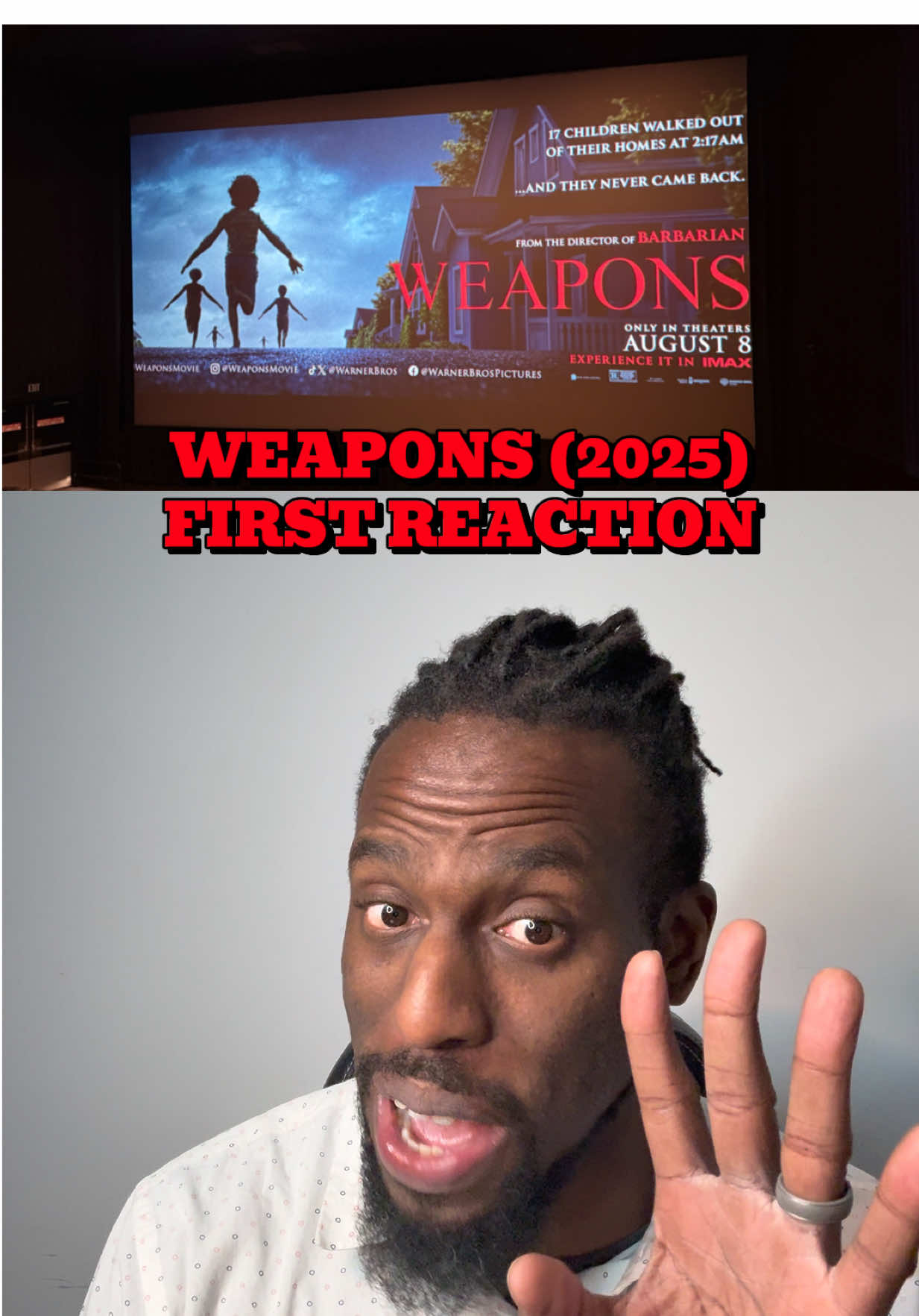 WEAPONS (2025) FIRST REACTION #weapons #firstreaction #fyp #review #weaponsmovie #zachcregger #juliagarner @Warner Bros Pictures @Warner Bros. @Horror Movies 🎥🩸 @WEAPONS @Weapons Movie 