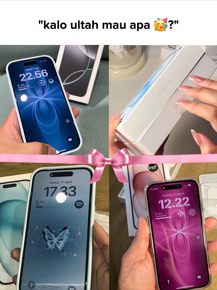 Membalas @senengcheckout_1 nih aku bikinin yg versi iphone 🎁🎀💞   . . #ultahmauapa? #iphone16 #kalianmauhpiphoneapa #fyp #bismillahfyp 
