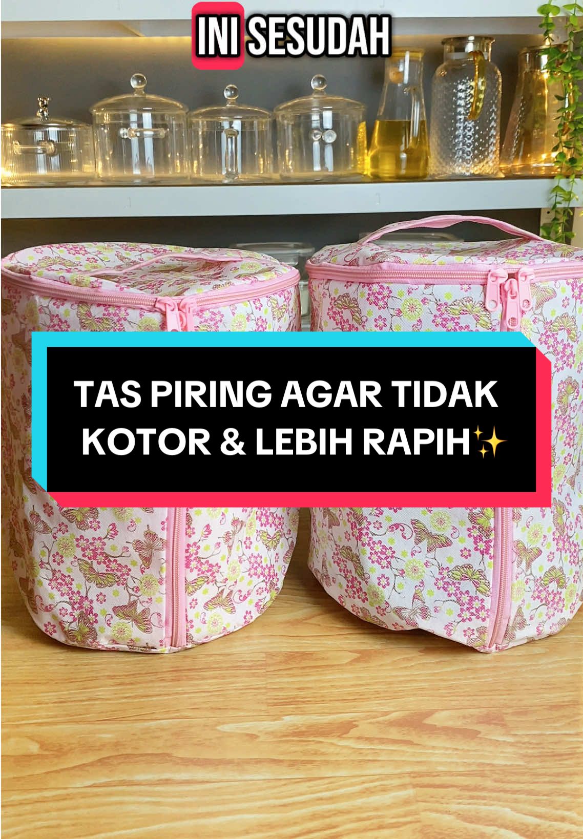 Pake tas piring,agar piring tidak kotor & berantakan#fyp #taspiring #kantongpiring #tempatpiring #produkviral 