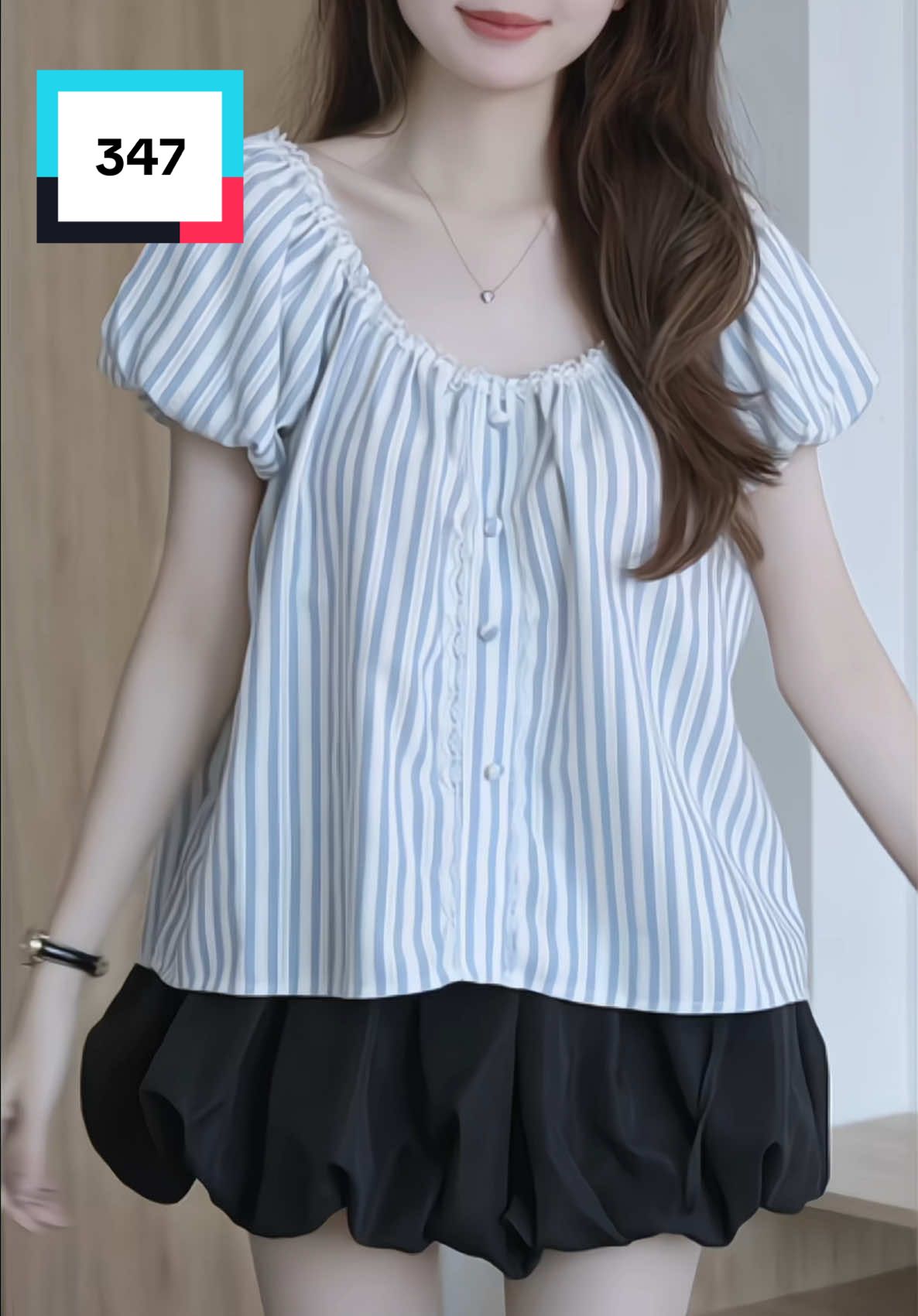⛅️ Áo babydoll nhà @Nhà Tẹo ⛅️ #nhateo #thoroday #OOTD #outfitideas #fashion 