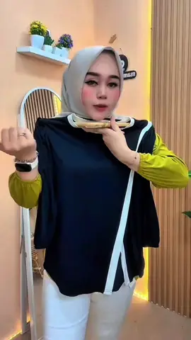 Rekomendasi Eliza Blouse Lengan 7/8 Kombinasi Warna Kaos Atasan Wanita Kekinian #blouse #blousemurah #trending #kekinian #foryou #fyp 