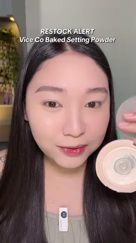 RESTOCK ALERT @ViceCosmeticsPH Baked Setting Powder! paunahan nalang sa stocks 🩷   #vicecosmetics #vicecosmeticsbakedsettingpowder #beautyph #makeuptok #bakedsettingpowder #affordablemakeup #tiktokfind #settingpowder