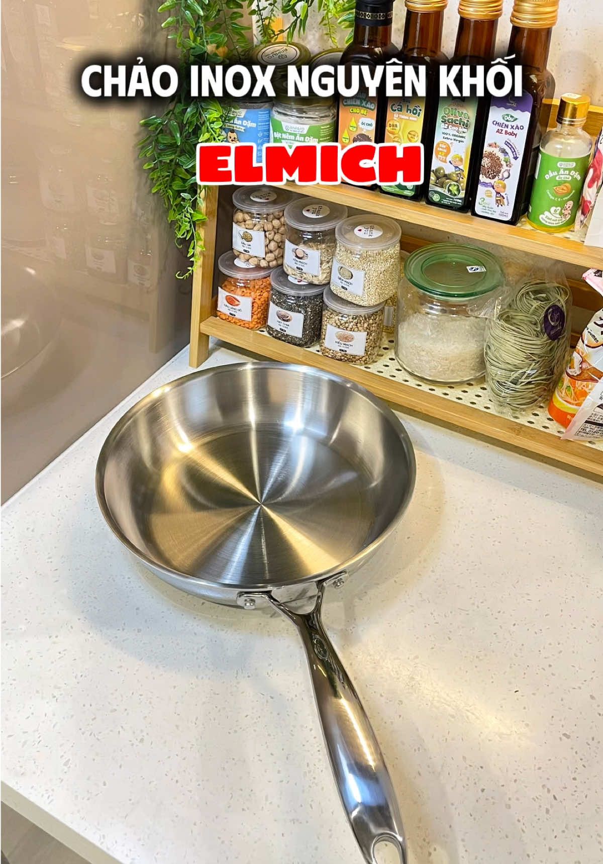Chiếc chảo thứ 4, dùng được đúng là chân ái #elmich #chaoinoxchongdinh #chaoinoxelmich #chaoinoxnguyenkhoi 