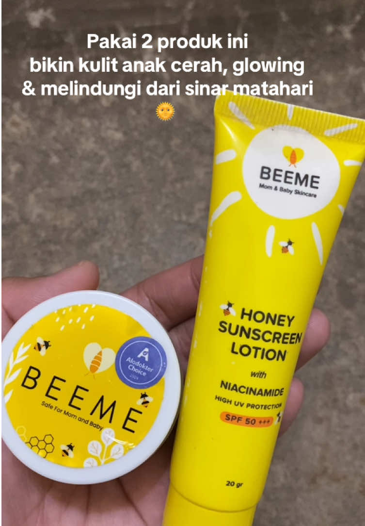 Paket Beeme untuk Anak #beemenourishingbalm #beemehoneysunscreenlotion 
